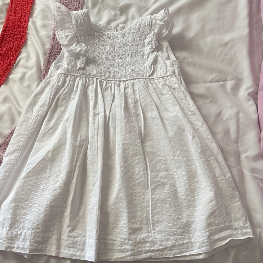 Edgehill Collection White Kids Dress